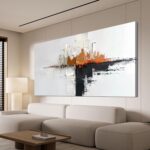 Abstract Large Wall Art Decor Modern Wall Art Pictures for Living Room Abstract ... - Image 2
