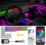 Acrylic Interior Car LED Lights with Remote and Wireless APP 6 in 1,Ambient Ligh... - Image 2