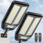 Adewalk 5000W Solar Lights Outdoor - 7000K LED Solar Street Lights Outdoor with ... - Image 2