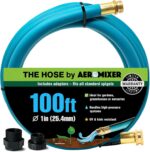 Aeromixer THE HOSE - 1 Inch Garden Hose 100 Ft, Includes Adapters 3/4 Spigots, K... - Image 2