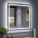 Amorho LED Mirror for Bathroom 40"X38" with Front Light and Backlit, Stepless Di... - Image 2