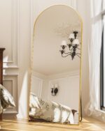 Antok Full Length Mirror, 71"x32" Floor Mirror, Arched Floor Standing Freestandi... - Image 2