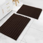 Arotive Luxury Chenille Bathroom Rugs Set 2 Piece, Extra Soft Absorbent Shaggy B... - Image 2