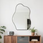 BOMINICA Irregular Wall Mirror Asymmetrical Mirror, Decorative Wall Mounted Mirr... - Image 2