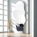 BST FURNH Unique Full Length Wall Mounted Mirror Tall Mirror Full Body Floor Len... - Image 2