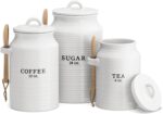 Barnyard Designs Canister Set for Kitchen Counter, Coffee Tea Sugar Container Ce... - Image 2