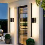 BesLowe 2-Pack 31.75inch Long Outdoor Wall Lights, Modern LED Exterior Lighting ... - Image 2