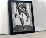 Black and White Luxury Fashion Wall Art Trendy Wall Decor Woman Makeup Room Girl... - Image 2