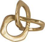 Bloomingville Gold Abstract Metal Figurine - Image 2