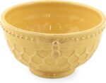 Boston International Embossed Stoneware Cereal/Small Serving Bowl, 5.5 x 3-Inche... - Image 2