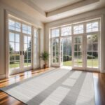 CAMILSON Micro Loop Rug 9x12 Modern Luxury Geometric Arch Large Area Rugs Soft H... - Image 2