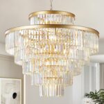 CATINER Large 36" Gold Crystal Chandeliers 23 Lights Modern Luxury Chandelier fo... - Image 2