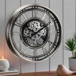 CLXEAST 21 Inch Large Moving Gear Wall Clock,Industrial Steampunk Decor,Decorati... - Image 2