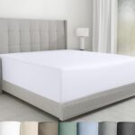 California Design Den Queen Size Fitted Sheet Only - 100% Cotton, 600 Thread Cou... - Image 2