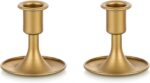 Candlestick Holders Taper Candle Holders, Romadedi Gold Candle Stick Candle Hold... - Image 2