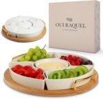 Chip and Dip Serving Set, 13.5" Serving Platters and Trays, Appetizer Serving Tr... - Image 2