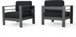 Christopher Knight Home Crested Bay Outdoor Aluminum Club Chairs with Water Resi... - Image 2