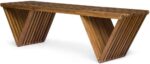 Christopher Knight Home Esme Outdoor Acacia Wood Bench, Teak Finish - Image 2