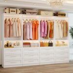 Closet System with 4 Sets, 8FT-21FT Customizable Closet Organizer System with 12... - Image 2