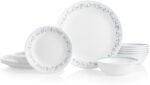 Corelle Vitrelle 18-Piece Service for 6 Dinnerware Set Triple Layer Glass and Ch... - Image 2