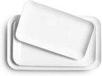 DELLING Large Serving Platter Set of 3, 16/14/12 Inch Porcelain Serving Trays fo... - Image 2