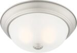 DESIGNERS FOUNTAIN Reedley 2-Lights Flush Mount Ceiling Light, 13 Inch Lighting ... - Image 2