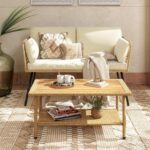 DWVO 2 Pieces Patio Furniture Set, All-Weather Wicker Rattan Loveseat with Thick... - Image 2