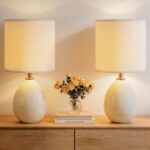 Dawnwake 18.5" Table Lamps Set of 2 for Living Room Bedroom, Bedside Lamps for N... - Image 2