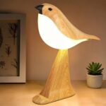 Deogos Cute Bird Table Lamp, Touch Control Bedside Lamp, Brid Night Light, Cordl... - Image 2