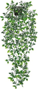Der Rose 34'' Fake Plants Hanging Artificial Potted Plants Indoor and Outdoor fo... - Image 2
