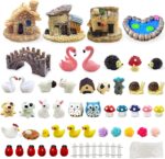 Dracarys Selected 50 Pieces Fairy Garden Accessories, Animals, Miniature Figurin... - Image 2