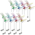 Dragonfly Clip,3D Garden Stakes Decor, Garden Decor Clip,for Outdoor Indoor Fake... - Image 2
