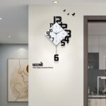 FLEBLE Modern Wall Clocks for Living Room Decor Large Decorative Wall Clock with... - Image 2