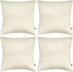 Faylapa 4 Pack Silky Satin Throw Pillow Cases Heavy Silk Satin Decorative Pillow... - Image 2