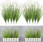 FeiLix 10PCS Artificial Plants Outdoor,Artificial Shrubs Fake Tall Grass,Artific... - Image 2
