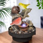 Ferrisland Indoor Tabletop Water Fountain, Desktop & Table Waterfall Fountains, ... - Image 2