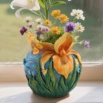 Flower Starry Sky Plant Pots - Flower Pots with Drainage Hole, Cute Unique Plant... - Image 2