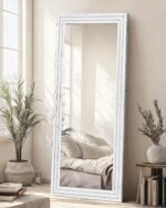 Full Length Mirror 65"x24" Solid Wood Frame Floor Large Mirror for Living Room, ... - Image 2
