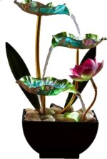Generic Waterfall Pendulum with Lights Small Fountain Indoor Decompression Offic... - Image 2