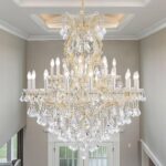 Gold Large Crystal Chandelier-24-Light Chandelier Light Fixture Modern Maria The... - Image 2