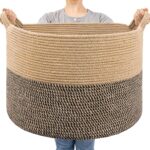 Goodpick Extra Large Wicker Storage Basket, 83L Woven Blanket Storage for Living... - Image 2