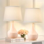 GyroVu 18" Table Lamp Set of 2, Ceramic Lamp Classic Beside Lamps Nightstand Lam... - Image 2