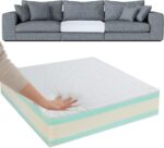 HOMBYS Memory Foam Couch Cushion Replacement, High Density Upholstery Foam Wrapp... - Image 2