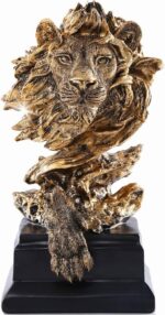 H&W Sandstone Lion - The King of Beasts - Statue Decoration for Home/Study/Livin... - Image 2