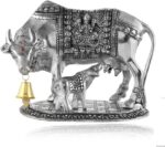 Handcrafted Metal Cow Showpiece for Home Décor/Gifting/Table Décor Lovable Desig... - Image 2