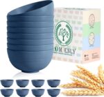 Homienly Soup Bowls, Cereal Bowl, Premium Wheat Straw Bowls Set of 8, Unbreakabl... - Image 2