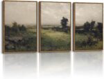 InSimSea Oversized Vintage Landscape Art for Living Room Bedroom,3Pcs, Extra Lar... - Image 2