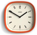 JONES CLOCKS® Marvel Wall Clock | Modern Retro Rounded Square Clock | 10 inch | ... - Image 2