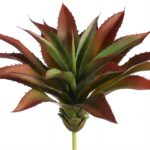JUSTOYOU Large Artificial Succulents Aloe Plants Real Touch Fake Flowers Unpotte... - Image 2