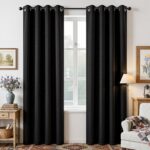 Joydeco Blackout Curtains for Bedroom 84 Inch - Black Out Curtains with Grommets... - Image 2